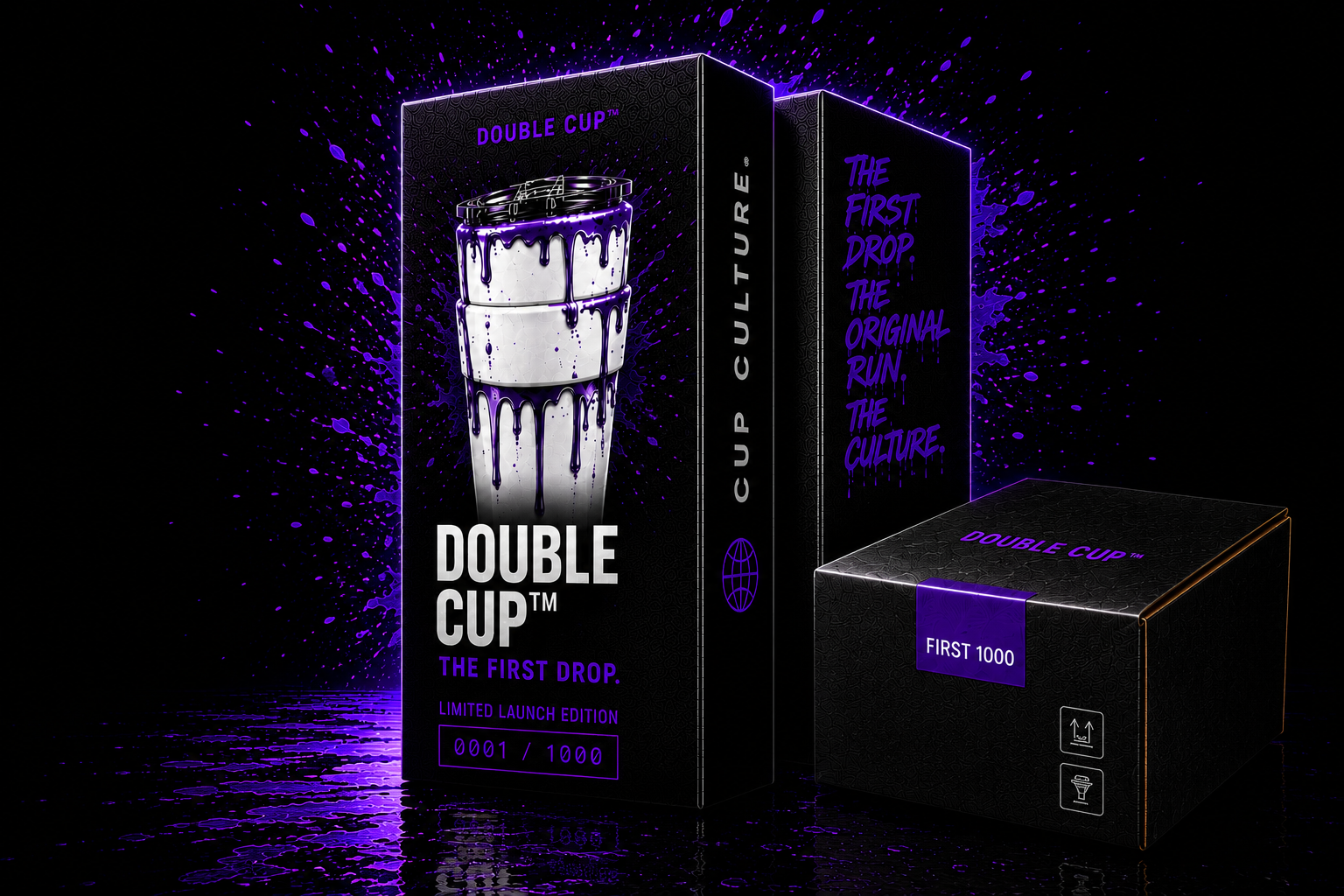 Double Cup first 500 cups exclusive launch art package image