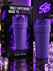 Double Cup Tumbler 20oz Signature Styrofoam Purple Drip Edition
