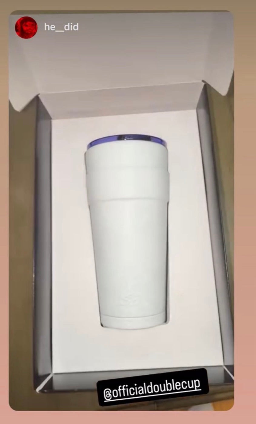 Customer unboxing photo of Double Cup